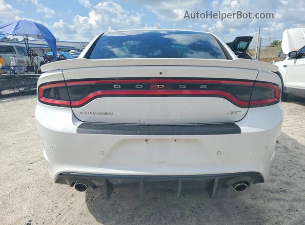 2C3CDXHG1LH101189 2020 DODGE CHARGER Белый Вид сзади