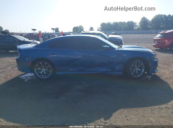 2C3CDXHG1LH153678 2020 DODGE CHARGER Blue Widok wnętrza z tyłu