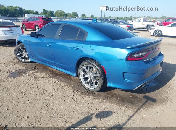 2C3CDXHG1LH153678 2020 DODGE CHARGER Blue Tył lewy