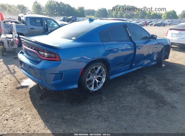 2C3CDXHG1LH153678 2020 DODGE CHARGER Blue Tył prawy