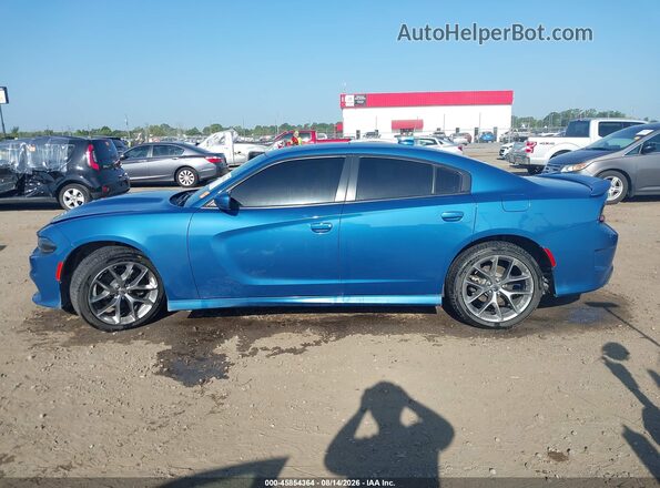 2C3CDXHG1LH153678 2020 DODGE CHARGER Blue Widok wnętrza 360 stopni