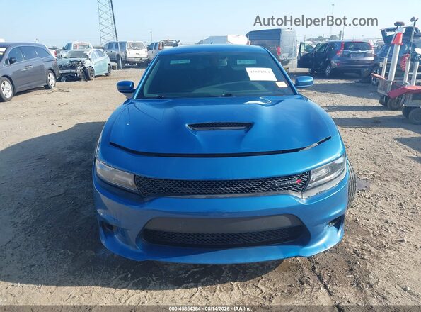 2C3CDXHG1LH153678 2020 DODGE CHARGER Blue Widok zestawu wskaźników