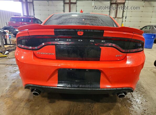 2C3CDXHG1MH619725 2021 DODGE CHARGER Orange Widok z tyłu