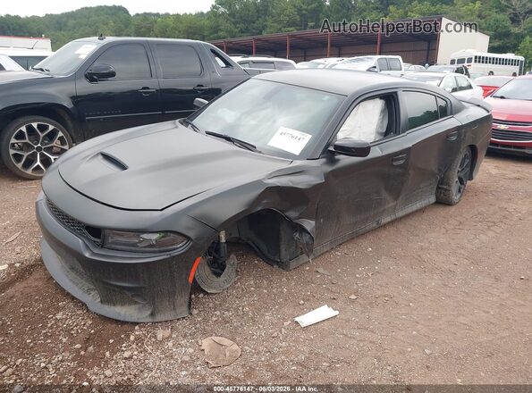 2C3CDXHG1MH648562 2021 DODGE CHARGER Black Przód lewy