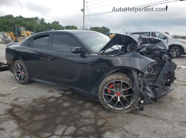 2C3CDXHG1NH208827 2022 DODGE CHARGER Black Przód prawy