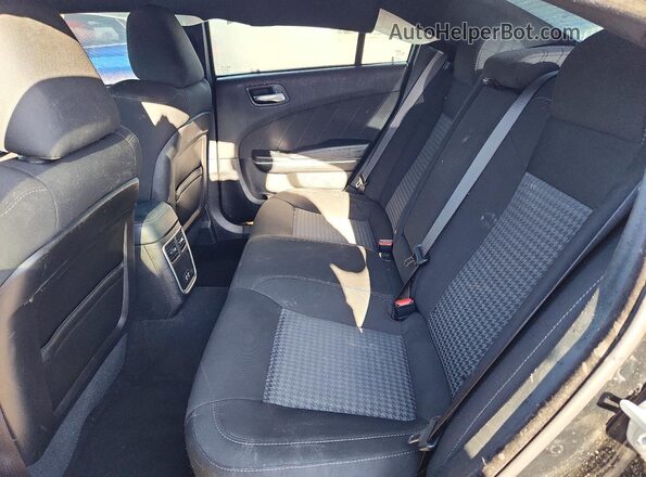 2C3CDXHG1PH626520 2023 DODGE CHARGER Black Vista de los asientos traseros