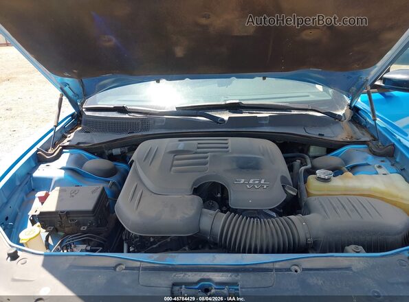 2C3CDXHG2GH126978 2016 DODGE CHARGER Blue Հետևի տեսք