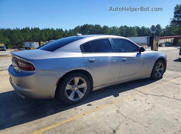 2C3CDXHG2GH140380 2016 DODGE CHARGER Silver Trasero derecho