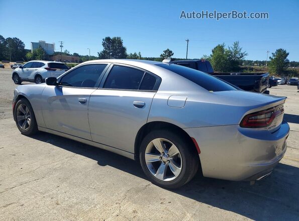 2C3CDXHG2GH140380 2016 DODGE CHARGER Silver Trasero izquierdo