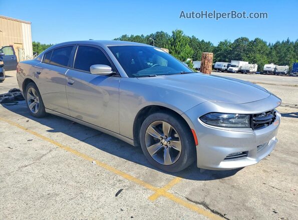 2C3CDXHG2GH140380 2016 DODGE CHARGER Silver Delantero derecho