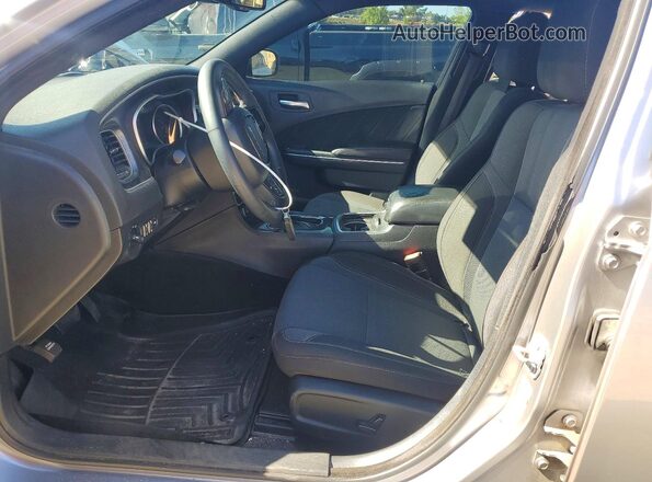 2C3CDXHG2GH140380 2016 DODGE CHARGER Silver Vista interior delantera