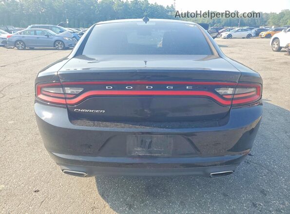 2C3CDXHG2GH318143 2016 DODGE CHARGER Черный Вид сзади