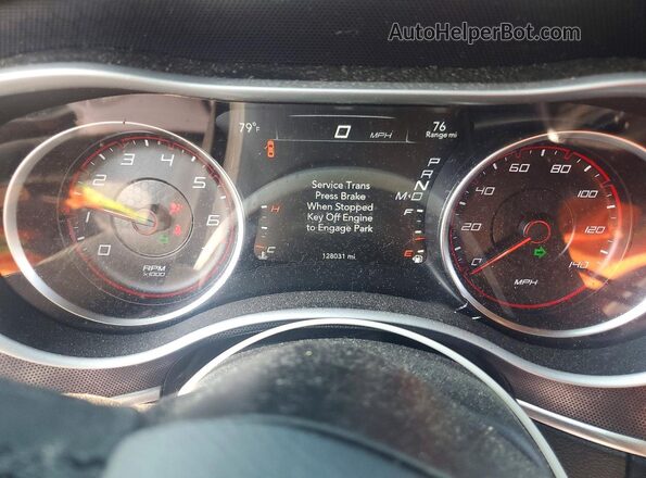 2C3CDXHG2GH318143 2016 DODGE CHARGER Черный Вид щитка приборов