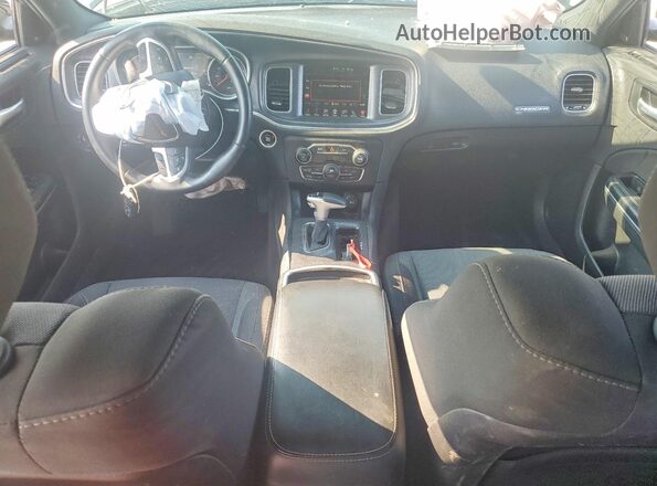 2C3CDXHG2GH318143 2016 DODGE CHARGER Черный Вид панели приборов