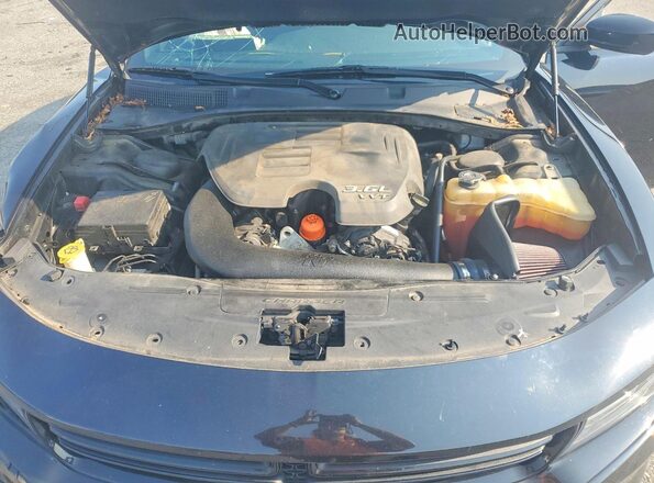 2C3CDXHG2GH318143 2016 DODGE CHARGER Черный Вид задней части салона