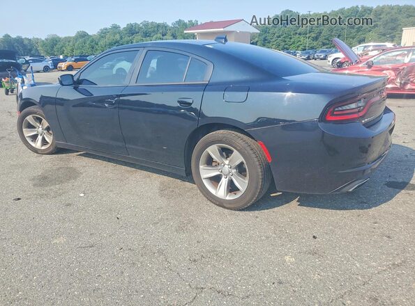 2C3CDXHG2GH318143 2016 DODGE CHARGER Черный Задняя левая четверть
