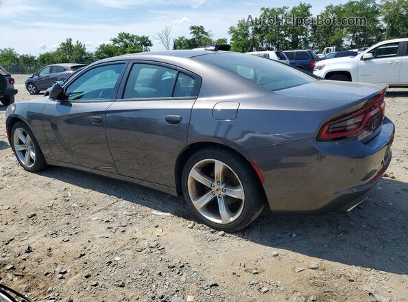 2C3CDXHG2JH135462 2018 DODGE CHARGER Gray Задня ліва чверть