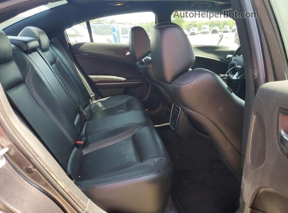 2C3CDXHG2JH135462 2018 DODGE CHARGER Gray Вид задніх сидінь