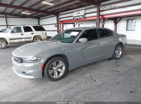 2C3CDXHG2JH175685 2018 DODGE CHARGER Gray წინა მარცხენა ხედი სამი მეოთხედიდან