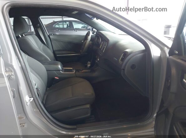 2C3CDXHG2JH175685 2018 DODGE CHARGER Gray წინა სალონის ხედი