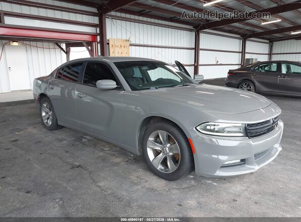 2C3CDXHG2JH175685 2018 DODGE CHARGER Gray წინა ხედი