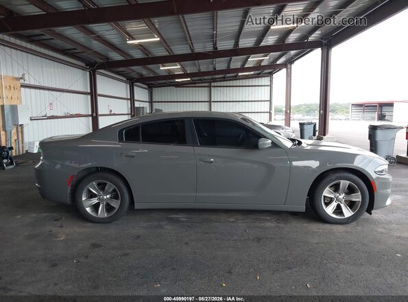 2C3CDXHG2JH175685 2018 DODGE CHARGER Gray უკანა სალონის ხედი