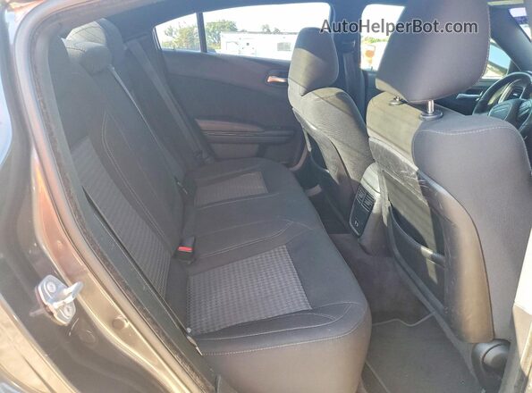2C3CDXHG2JH197735 2018 DODGE CHARGER Charcoal Rear seats view