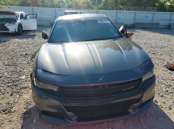 2C3CDXHG2JH197735 2018 DODGE CHARGER Charcoal Front view