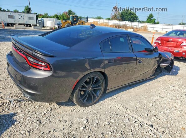 2C3CDXHG2JH197735 2018 DODGE CHARGER Charcoal Rear right