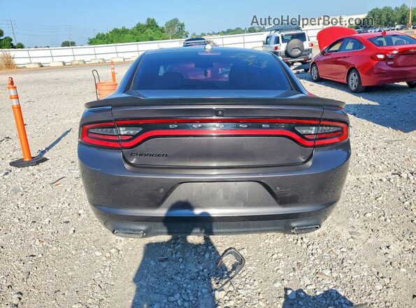 2C3CDXHG2JH197735 2018 DODGE CHARGER Charcoal Rear view