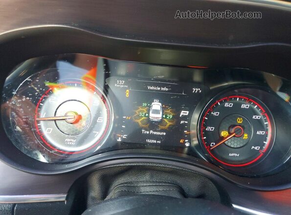2C3CDXHG2JH197735 2018 DODGE CHARGER Charcoal Instrument cluster view