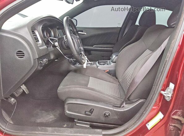 2C3CDXHG2LH155293 2020 DODGE CHARGER Red Front interior view