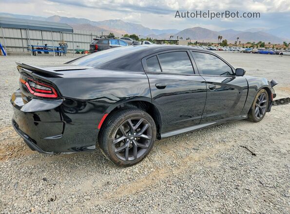 2C3CDXHG2MH633987 2021 DODGE CHARGER Black Tył prawy