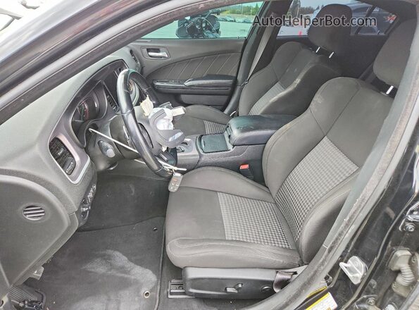 2C3CDXHG2MH633987 2021 DODGE CHARGER Black Widok wnętrza z przodu