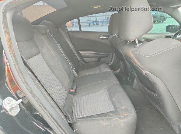 2C3CDXHG2MH633987 2021 DODGE CHARGER Black Widok tylnych siedzeń