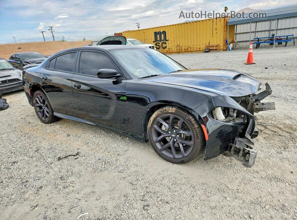 2C3CDXHG2MH633987 2021 DODGE CHARGER Black Przód prawy