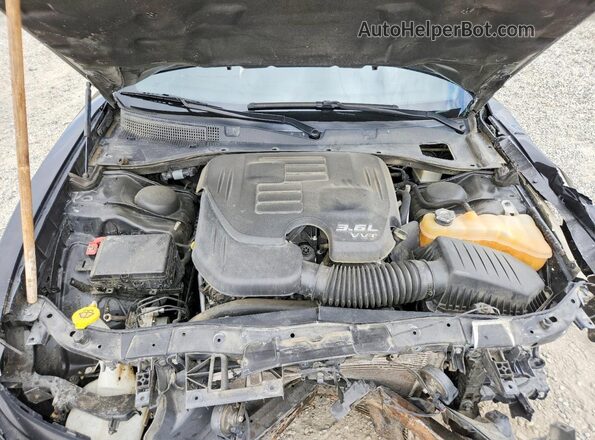 2C3CDXHG2MH633987 2021 DODGE CHARGER Black Widok wnętrza z tyłu