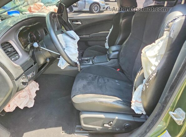 2C3CDXHG2PH562519 2023 DODGE CHARGER Green წინა სალონის ხედი