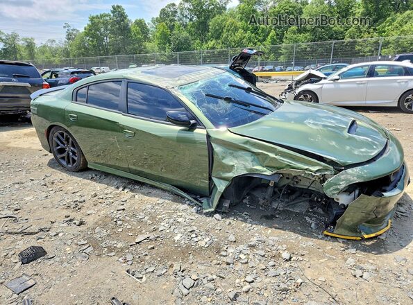 2C3CDXHG2PH562519 2023 DODGE CHARGER Green წინა მარჯვენა