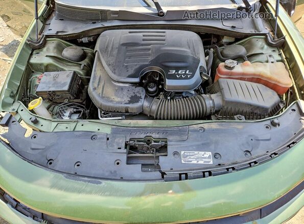 2C3CDXHG2PH562519 2023 DODGE CHARGER Green უკანა სალონის ხედი