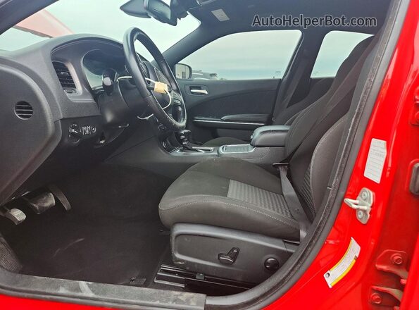 2C3CDXHG2PH579207 2023 DODGE CHARGER Red წინა სალონის ხედი