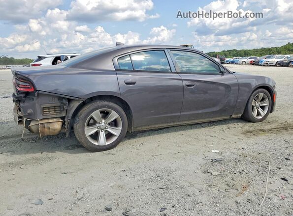 2C3CDXHG3GH178619 2016 DODGE CHARGER Gray Tył prawy