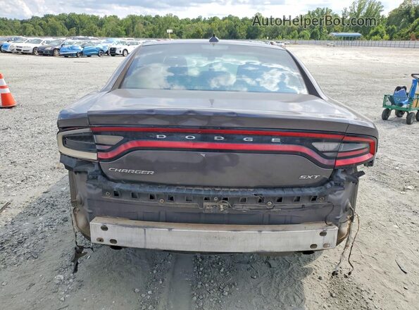 2C3CDXHG3GH178619 2016 DODGE CHARGER Gray Widok z tyłu