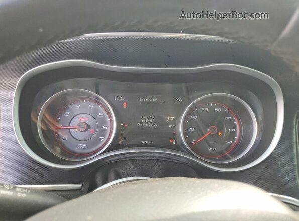 2C3CDXHG3GH178619 2016 DODGE CHARGER Gray Widok zestawu wskaźników