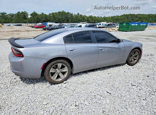 2C3CDXHG3GH187224 2016 DODGE CHARGER Silver Rear view