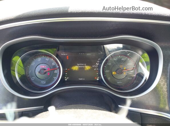 2C3CDXHG3GH280549 2016 DODGE CHARGER Silver Widok tylnych siedzeń