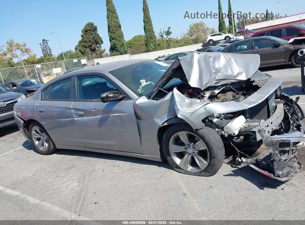 2C3CDXHG3GH280549 2016 DODGE CHARGER Silver Widok wnętrza z tyłu