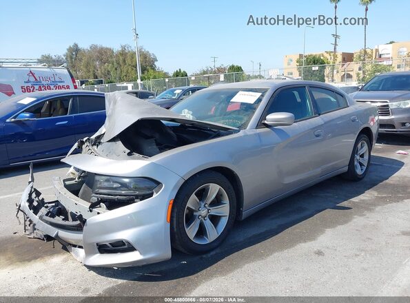 2C3CDXHG3GH280549 2016 DODGE CHARGER Silver Przód lewy
