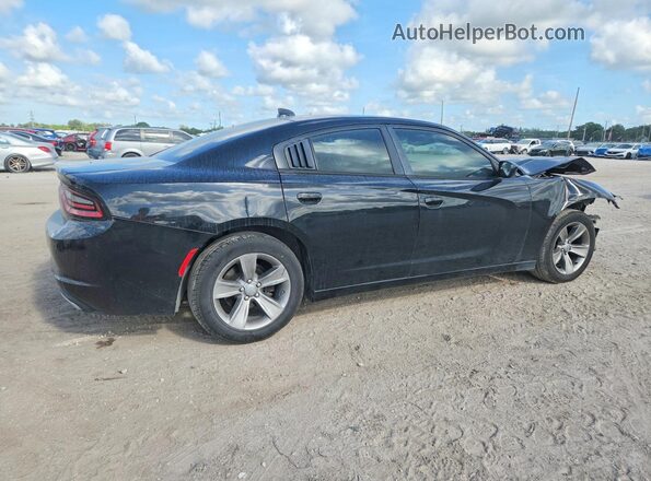 2C3CDXHG3GH307670 2016 DODGE CHARGER Black უკანა მარჯვენა