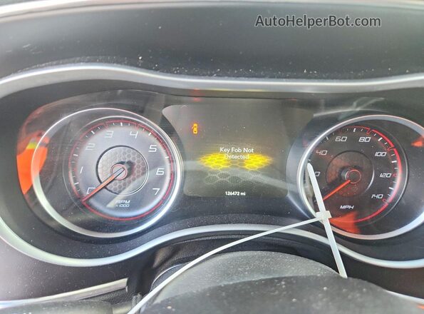 2C3CDXHG3GH307670 2016 DODGE CHARGER Black ხელსაწყოთა პანელის ხედი